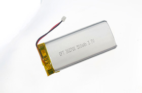 3.7V 362760 500mAh 電子產(chǎn)品控制盒聚合物鋰電池